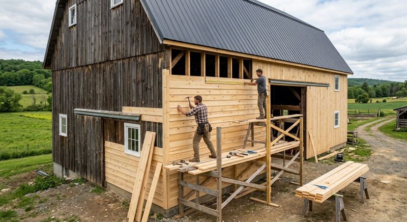 Barn Siding Installation in Gibsonville, NC