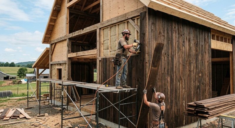 Barn Siding Installation in Alamance County, NC