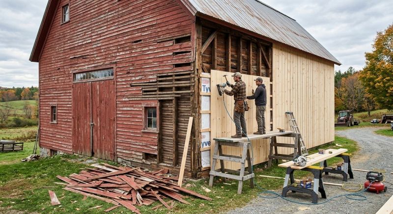 Barn Siding Replacement in Mebane, NC
