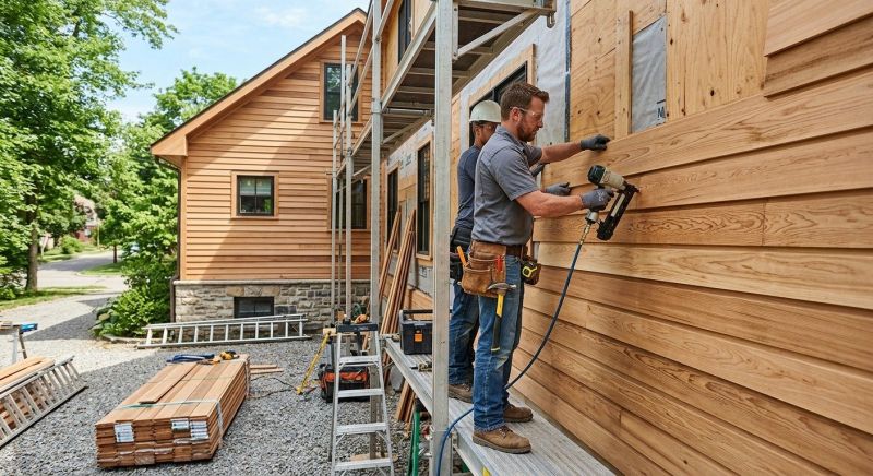Barn Wood Siding Installation in Alamance County, NC