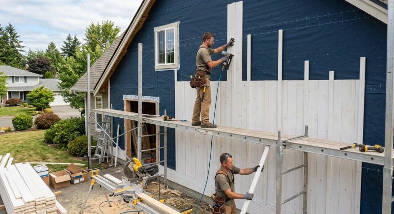 Batten Siding Installation in Graham, NC