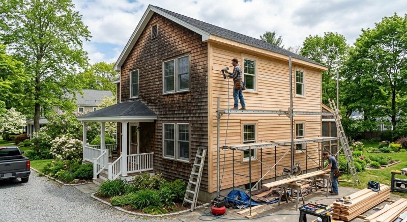 Cedar Siding Installation in Gibsonville, NC