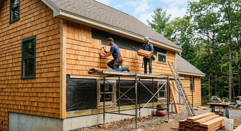 Cedar Siding Installation in Greensboro, NC