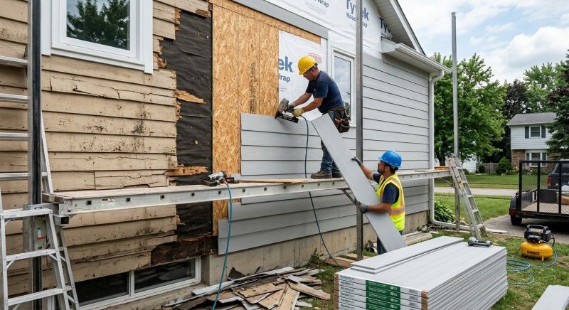 Cement Board Replacement in Alamance County, NC