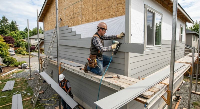 Cement Siding Installation in Gibsonville, NC