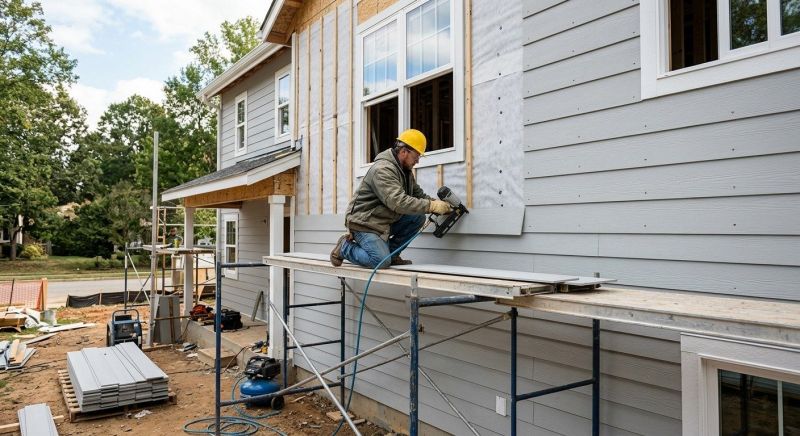 Cement Siding Installation in Rockingham County, NC
