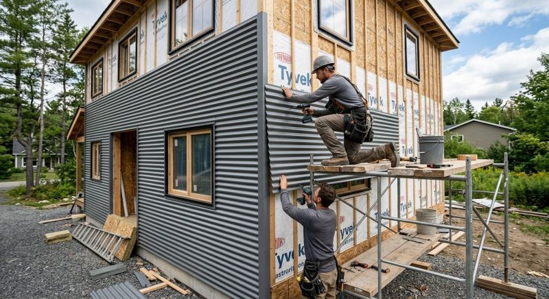Corrugated Siding Installation in Alamance County, NC