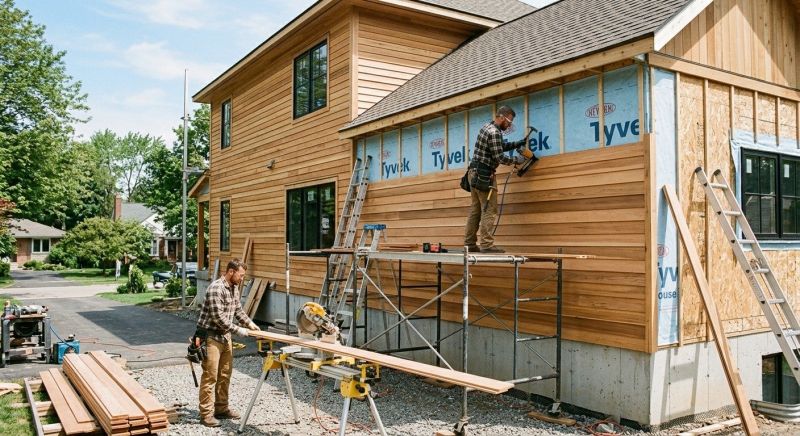 Faux Wood Siding Installation in Caswell County, NC