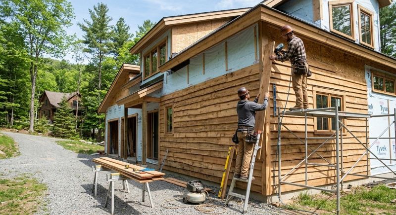 Faux Wood Siding Installation in Haw River, NC
