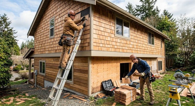 Hardwood Siding Installation in Caswell County, NC