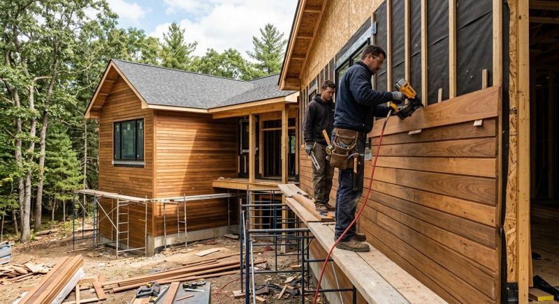 Hardwood Siding Installation in Guilford County, NC