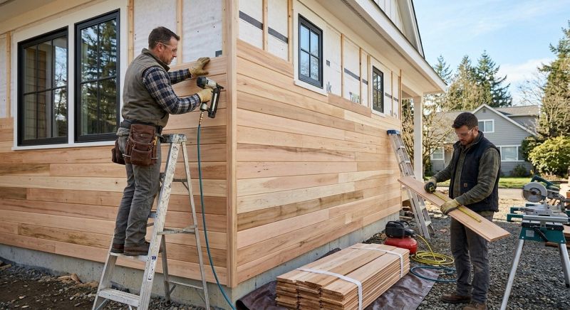 Hardwood Siding Installation in Hillsborough, NC