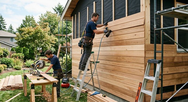 Hardwood Siding Installation in Rougemont, NC