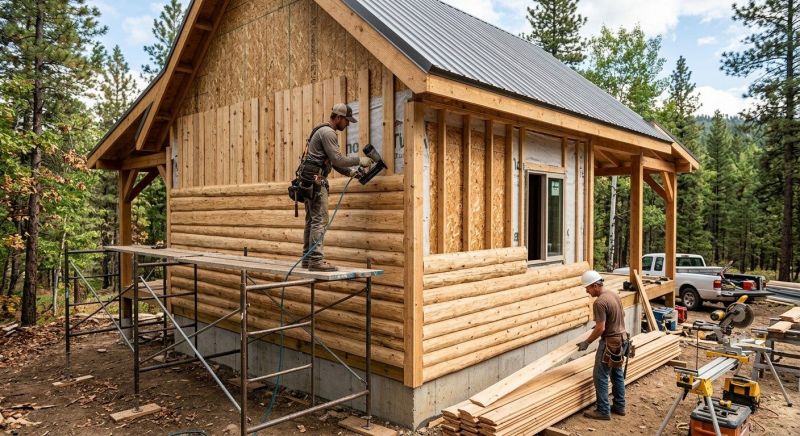 Log Siding Installation in Alamance County, NC
