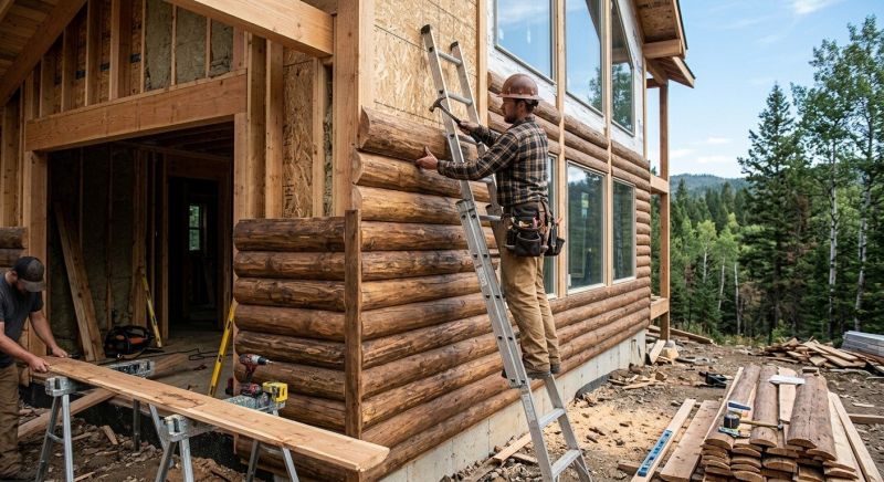 Log Siding Installation in Mebane, NC