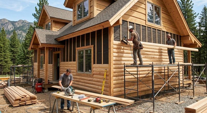Log Siding Installation in Orange County, NC