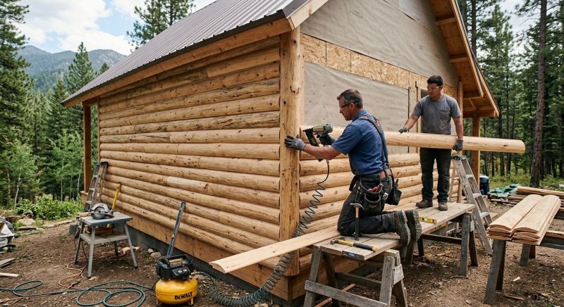 Log Siding Installation in Reidsville, NC