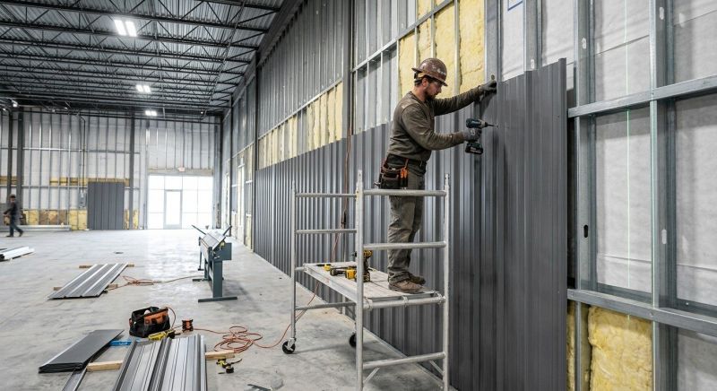 Metal Barn Siding Installation in Alamance County, NC
