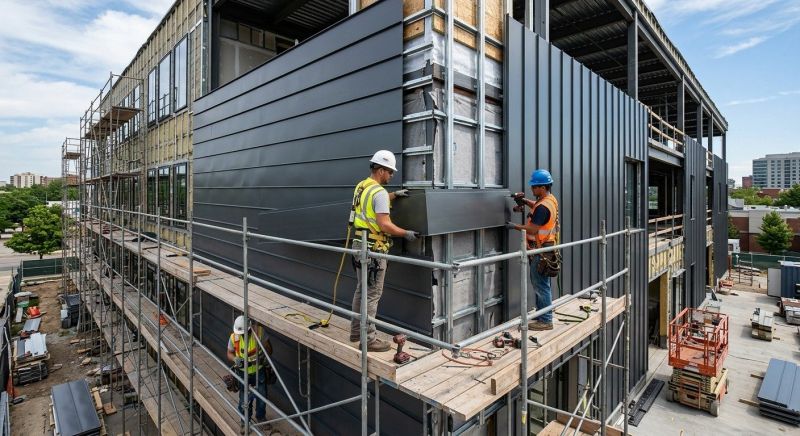Metal Cladding Installation in Alamance County, NC