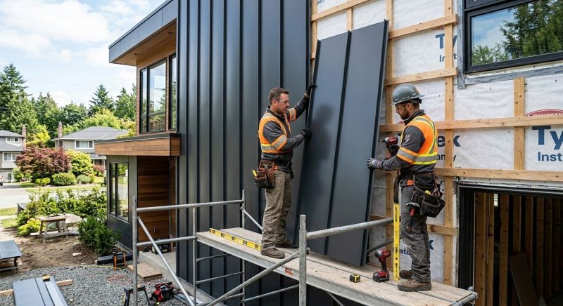 Metal Siding Installation in Carrboro, NC