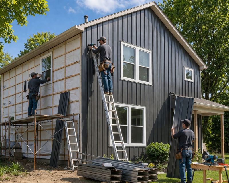 Metal Siding Replacement in Burlington, NC