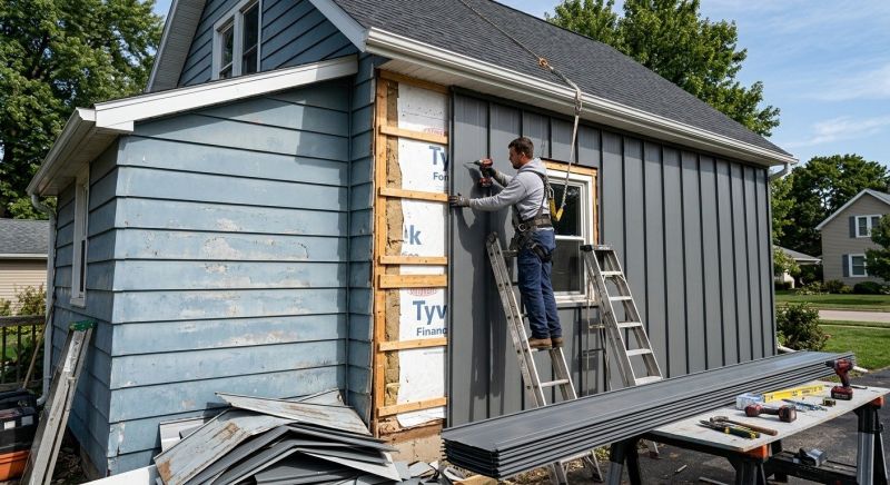 Metal Siding Replacement in Chapel Hill, NC