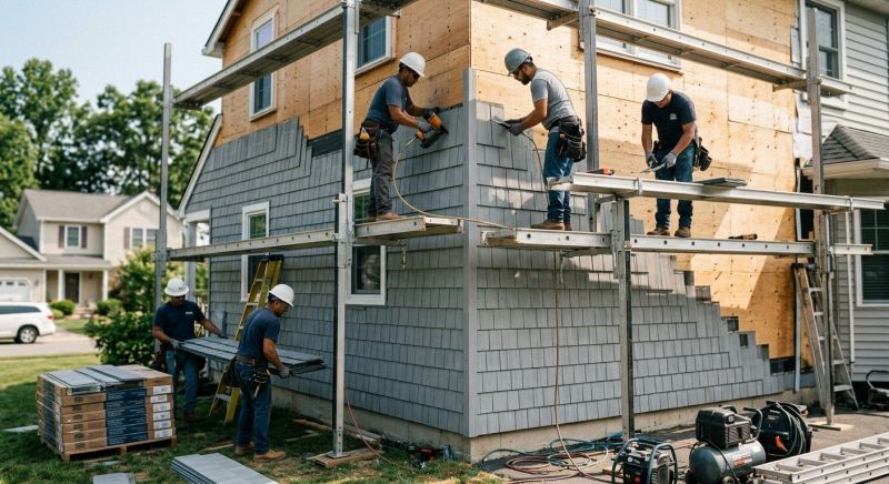 Shingle Siding Installation in Alamance County, NC