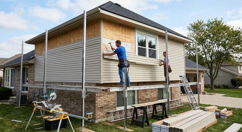 Vinyl Cladding Installation in Alamance County, NC