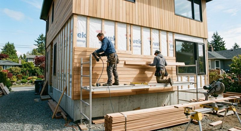 Wood Cladding Installation in Browns Summit, NC