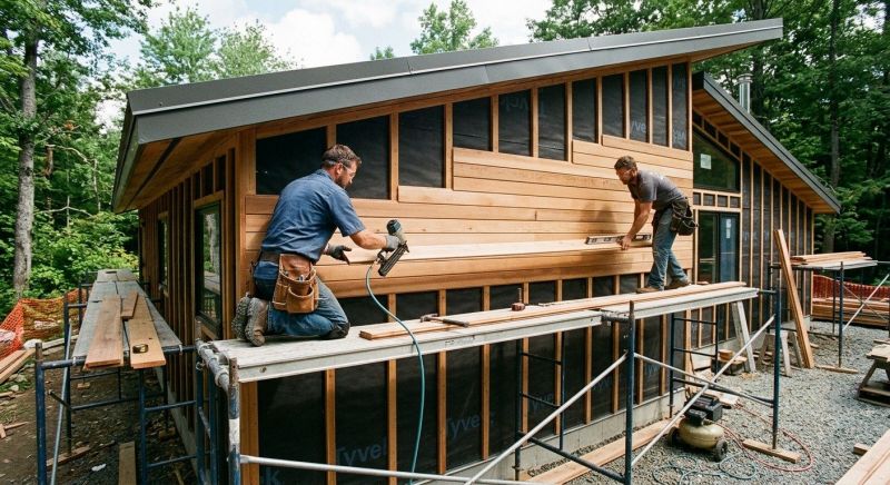 Wood Cladding Installation in Graham, NC