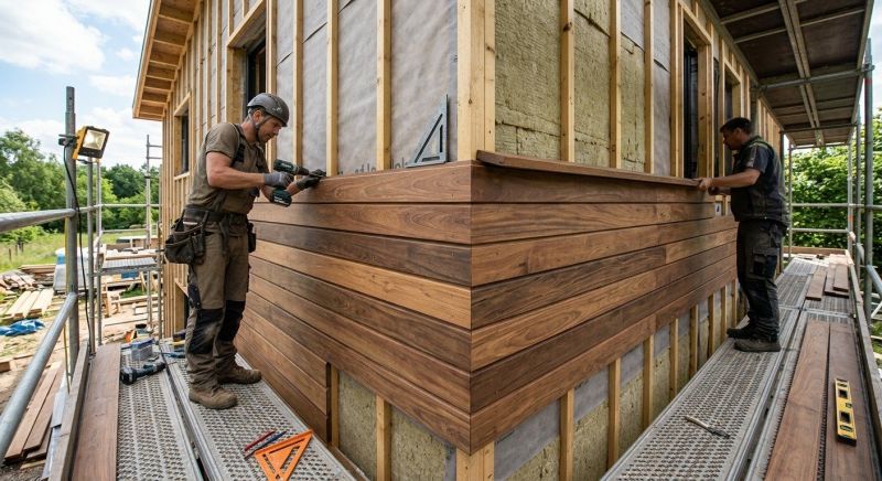 Wood Cladding Installation in Liberty, NC