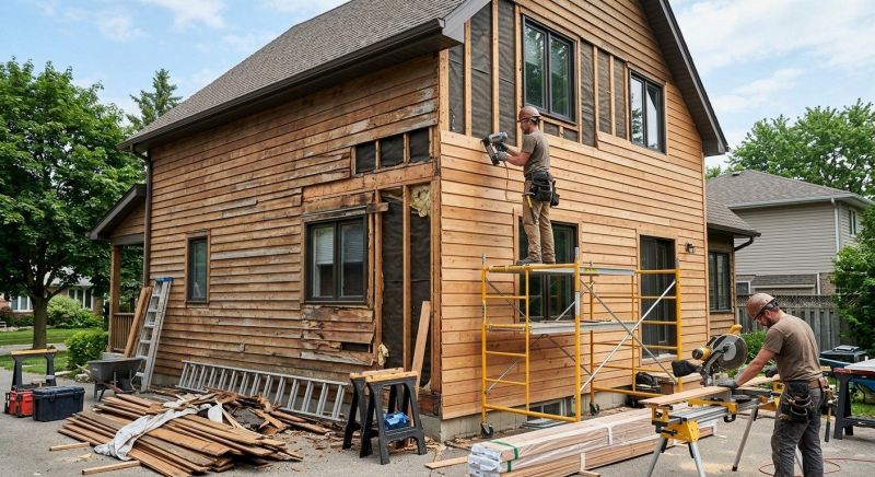 Wood Cladding Replacement in Alamance County, NC