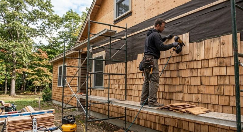 Wood Siding Installation in Carrboro, NC