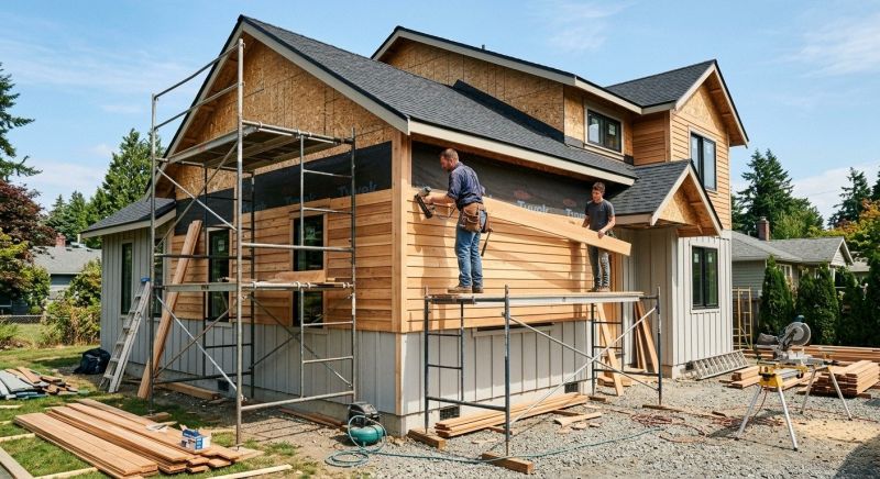 Wood Siding Installation in Gibsonville, NC