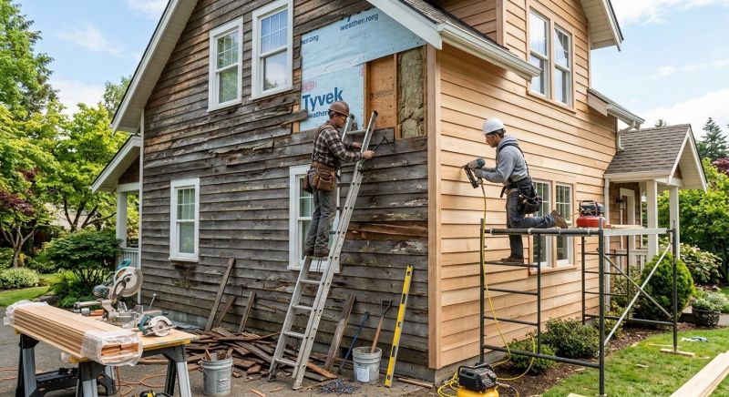 Wood Siding Installation in Orange County, NC